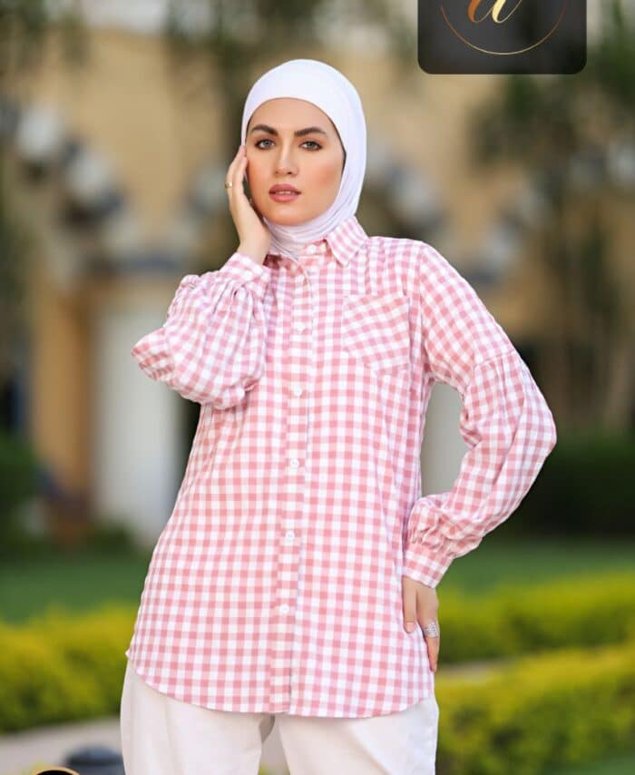 بلوزة شيفون حرير
